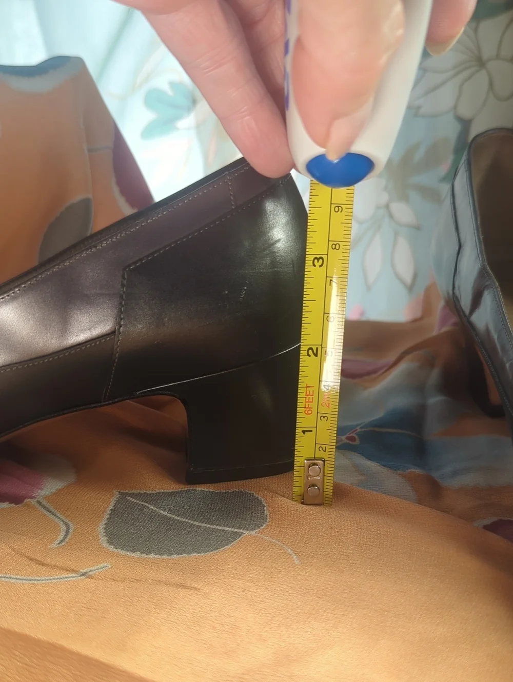 Salvatore Ferragamo Metallic Grey Leather Square-Toe Pumps NWT